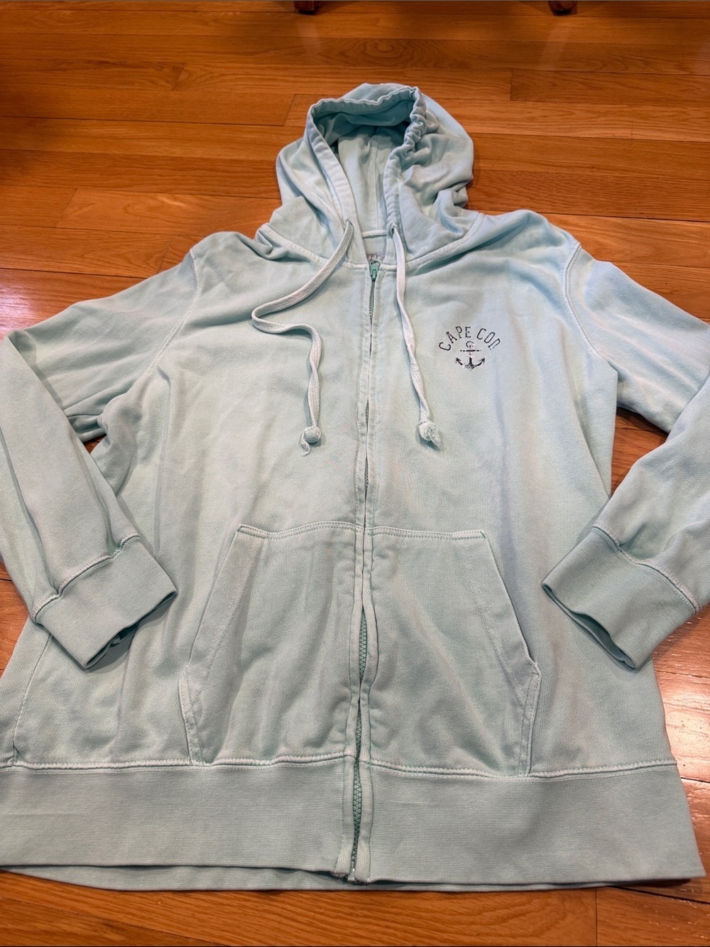 Cuffy’S women’s zip up cape cod hoodie sweatshirt size xlarge .
